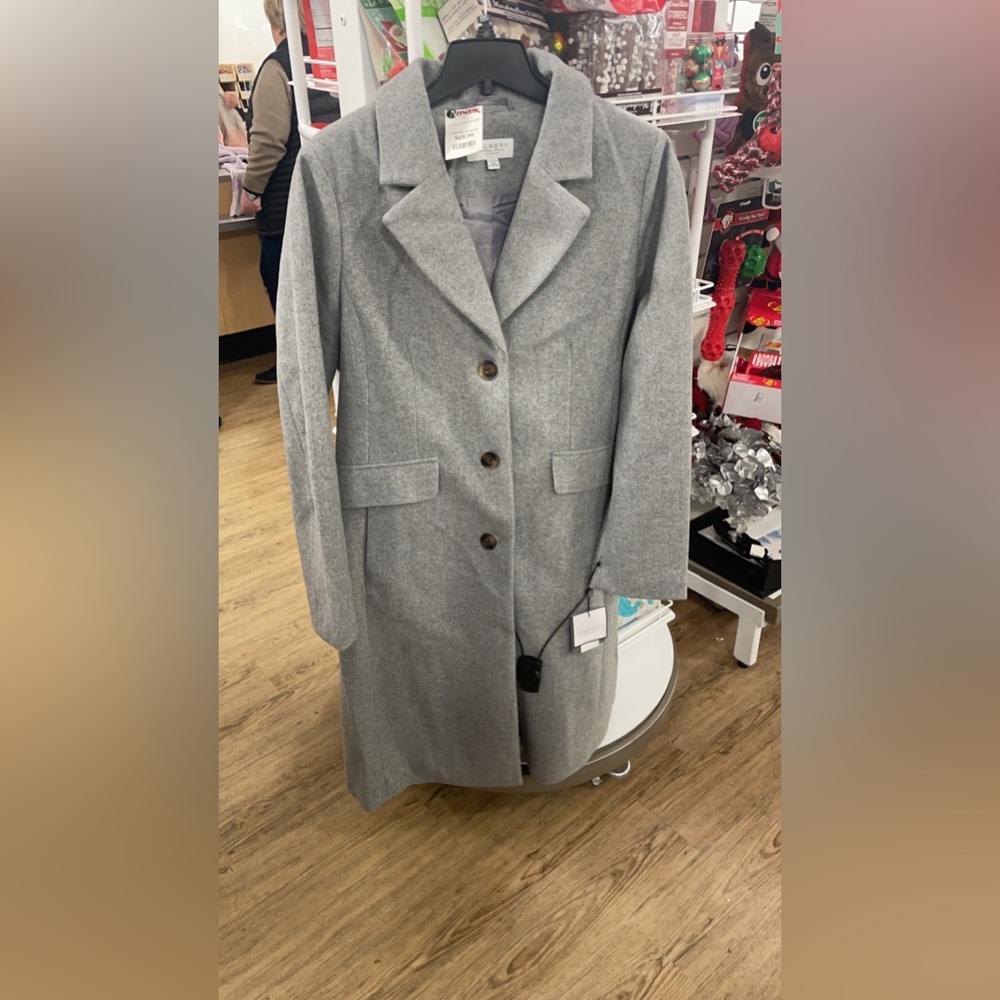 Gray Coat, It’s Beautiful, Worn 3-4 Times